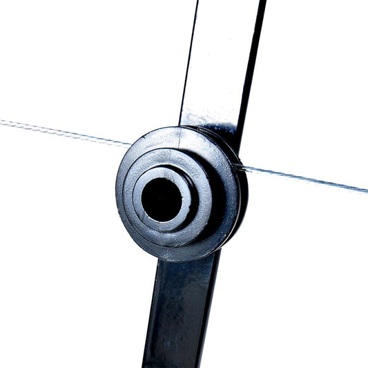 Nemtek Fence Pole - 5Line Flat Bar Galvanised BB
