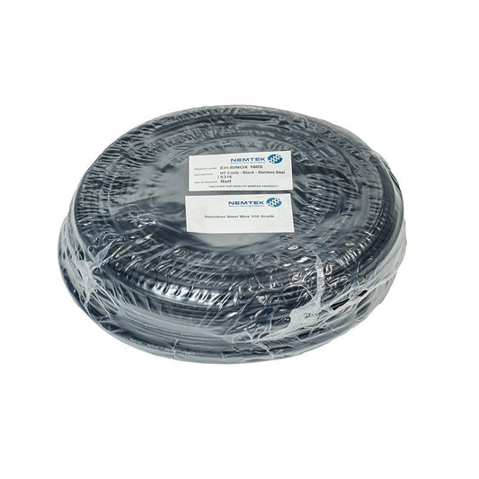 HT Cable - 3 Core 100m Black