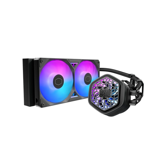 Cooler Master MasterLiquid Atmos II VRM Fan 240mm ; supports Intel® LGA 1851/1700 /1200 /1150 /1151 /1155 /1156 & AMD® AM5 / AM4