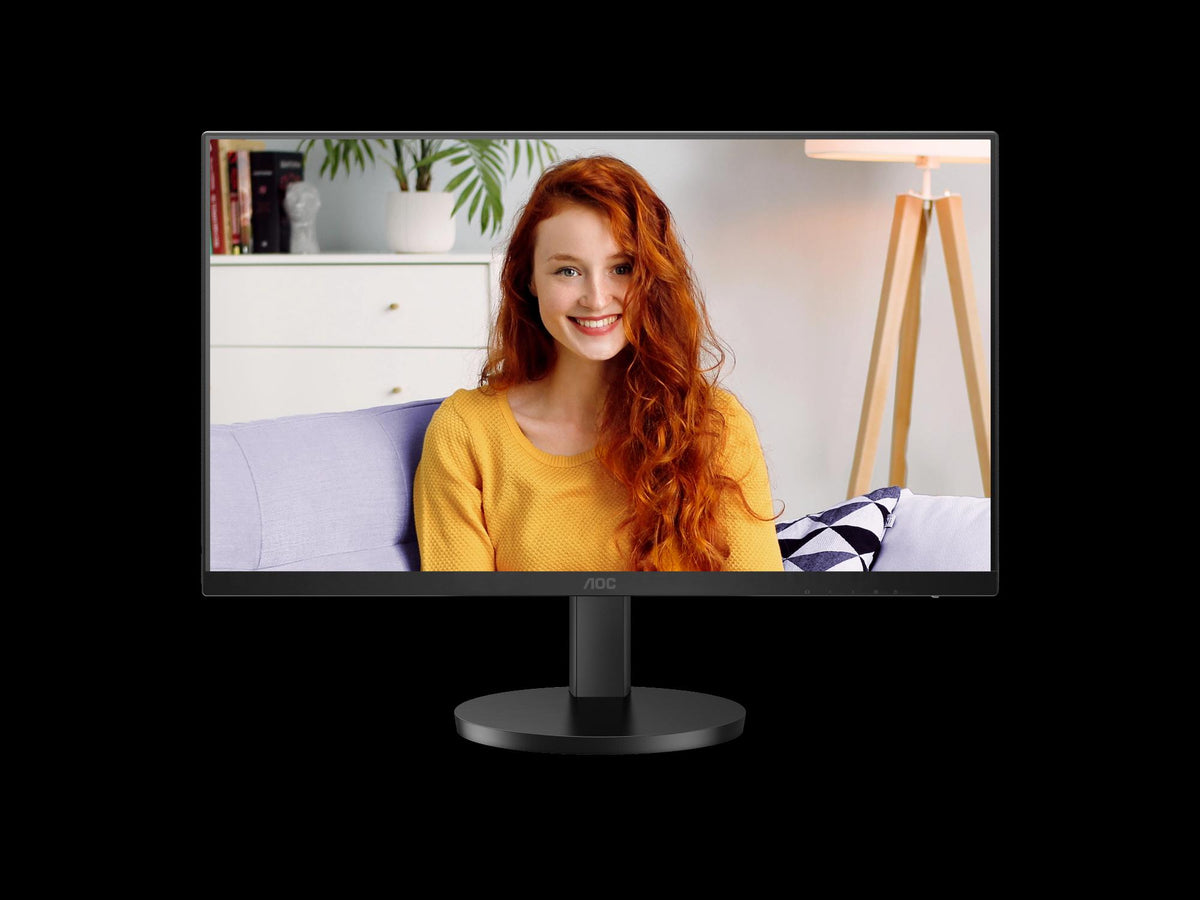 AOC-U27B3CF B3 Monitor|27 Inch|4ms (GtG)|4K UHD|USB-C|3840*2160 60Hz|350nits|HDMI+DP|Internal PSU|HAS;Tilt; SPKs|3YR