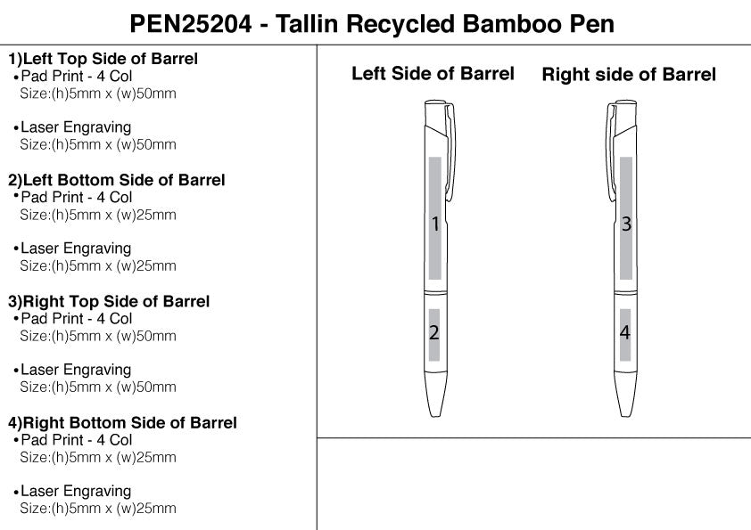 Tallin Recycled Bamboo Pen