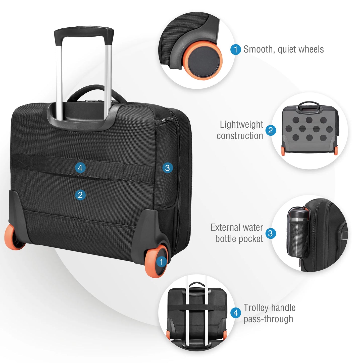EVERKI EKB440 JOURNEY LAPTOP TROLLEY BAG - 11'' TO 16''