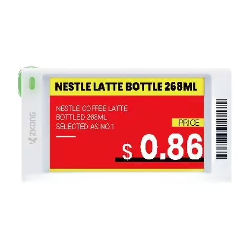 ZKong ZKC37V-NE4 3.7 inch electronic shelf label