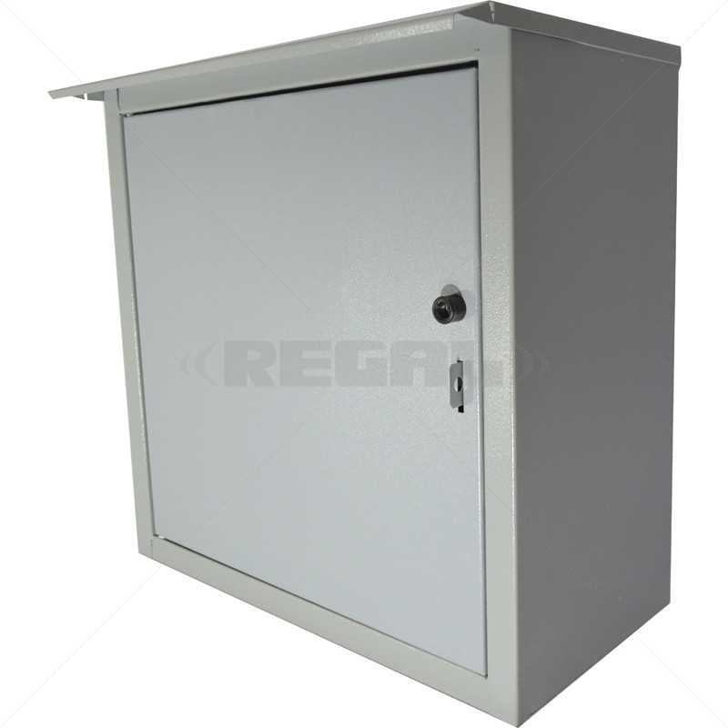 Enclose Steel 450x450x225mm Grey
