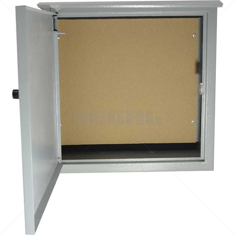 Enclose Steel 450x450x225mm Grey