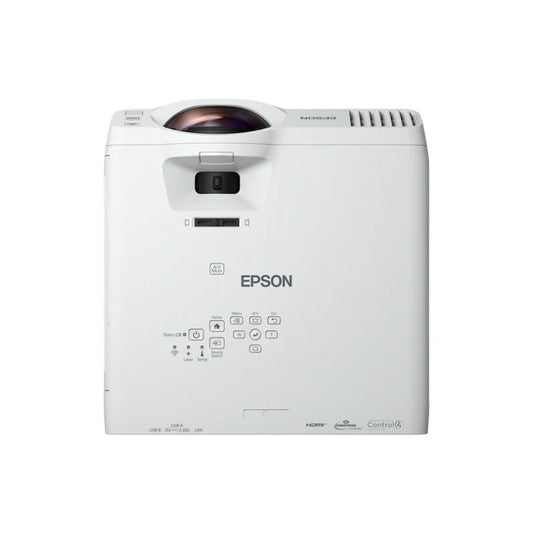 Epson - Eb-l210w 4500 Lumen Wxga Projector Projection System: 3lcd Technology, Rgb Liquid Crystal Shutter Interfaces: Usb 2.0-a, Usb 2.0, Rs-232c, Ethernet Interface (100 Base-tx / 10 Base-t), Wi-fi Direct, Vga in (2x), Vga Out, Composite In, Miracast,