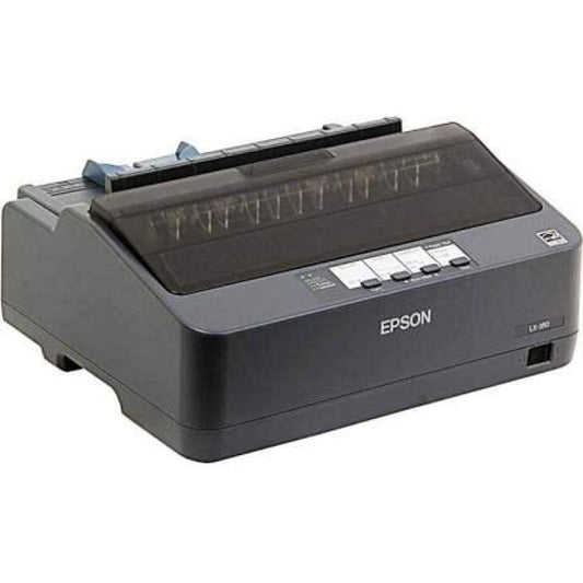 Epson - Lx-350 Impact Dot Matrix Printer 9 Pin, 80 Column Pins: 9 Needles Printing Speed: 10 Cpi: 347 Chars/s, 12 Cpi: 357 Chars/s, 15 Cpi: 390 Chars/s, Draft: 10 Cpi: 260 Chars/s, 12 Cpi: 312 Chars/s, Nlq: 10 Cpi: 65 Chars/s, 12 Cpi: 78 Chars/s Carbon