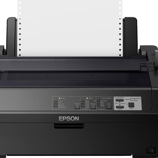Epson Fx-890ii Impact Dot Matrix Printer 9 Pin, 80 Column Pins: 18 Needles (2 X 9) Printing Speed: 10 Cpi: 612 Chars/s, Draft: 10 Cpi: 463 Chars/s, Nlq: 10 Cpi: 115 Chars/s, Ultra Speed-draft: 12 Cpi: 73 Chars/s Carbon Copies: 6 + 1 Original Print Re