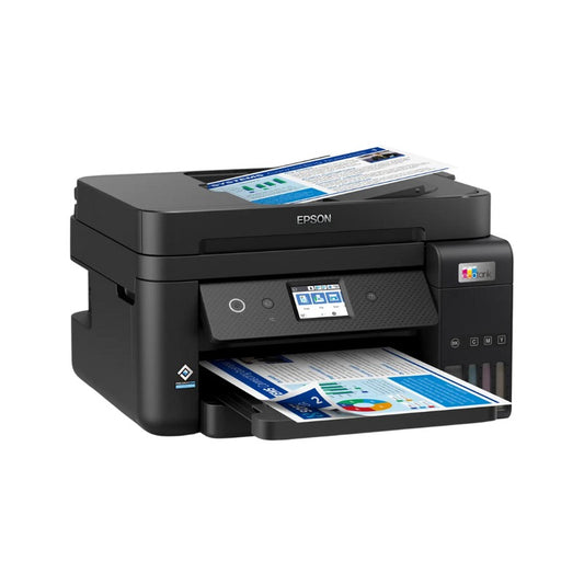 Epson - Ecotank L6290, A4 Colour 4-1,usb, Wifi, Wi-fi Direct & Ethernet Printer with Lcd Screen Print Resolution: 4800 X 1200 Dpi Print Speed Iso: 15,5 Pages/min Mono, 8,5 Pages/min Colour Scan Single-sided Speed: 300 Dpi Optical Resolution: 1200 Dpi X