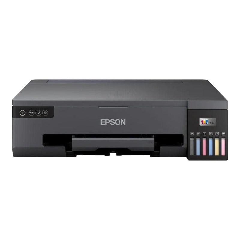 Epson - Ecotank L18050, A3 Colour Single Function,usb, Wifi, Wi-fi Direct Photo Printer Print Resolution: 5760 X 1440 Dpi Print Speed Iso: 8 Pages/min Mono, 8 Pages/min Colour Duplex: Manual Paper Tray Capacity: 100 Sheets Product Dimensions: 523 X 369