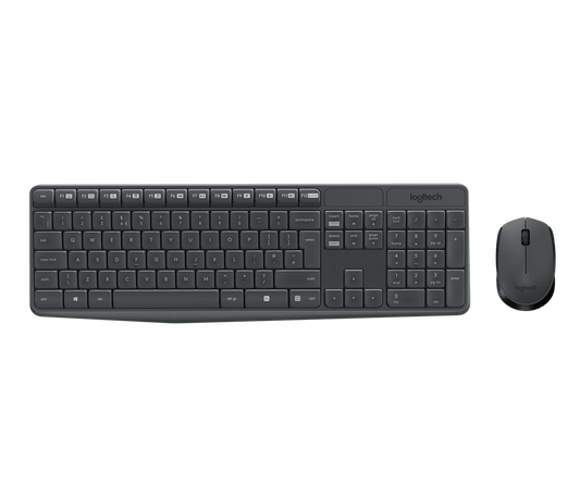 920-007931 - LOGI MK235 Wireless Keyboard and Mouse Combo - GREY - (GREY KEYS GREY BTM)