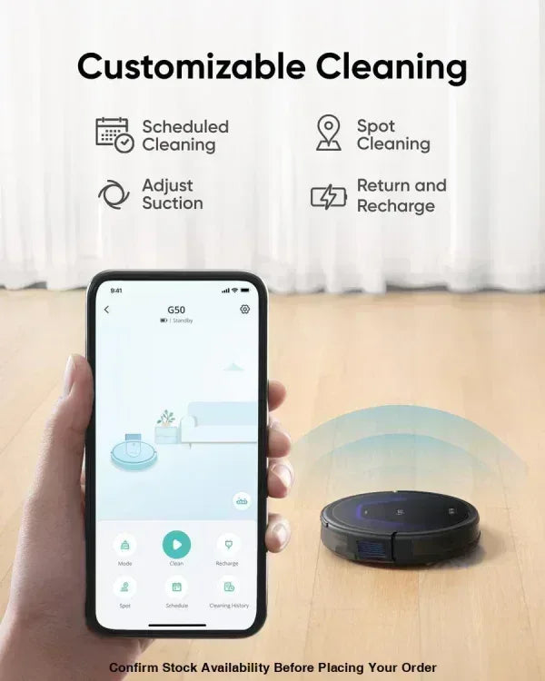 eufy G50 Robot Vacuum Cleaner (On Special) Guards On Duty Security