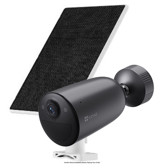 EZVIZ EB3 4G 2K Smart Security Battery Camera Solar Kit