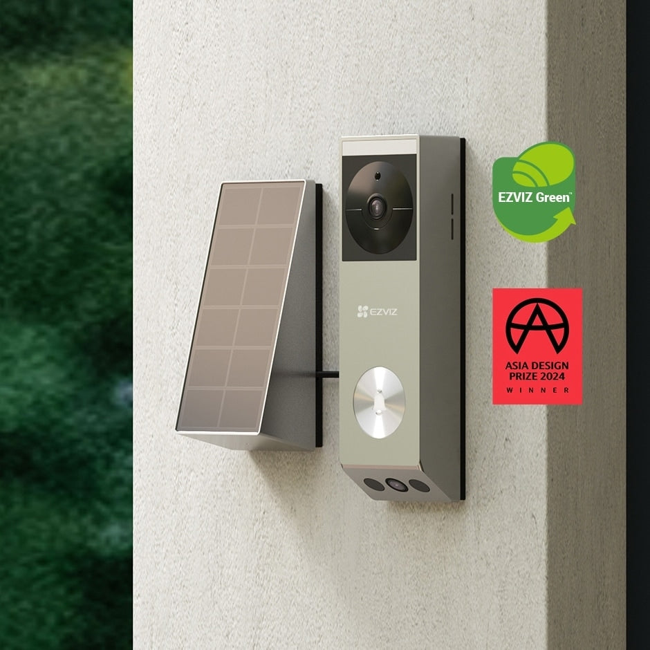 EZVIZ EP3x Pro Wi-Fi Solar Powered Doorbell 2K