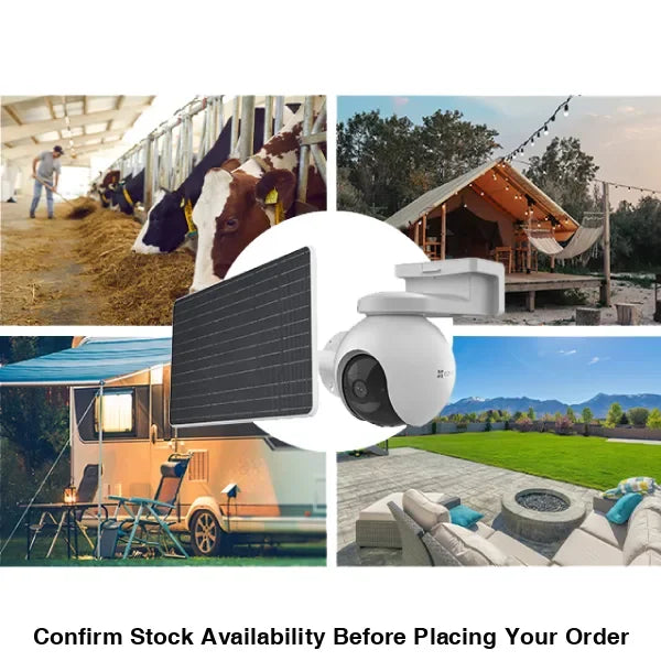 EZVIZ Solar Panel with Battery Storage (12W)