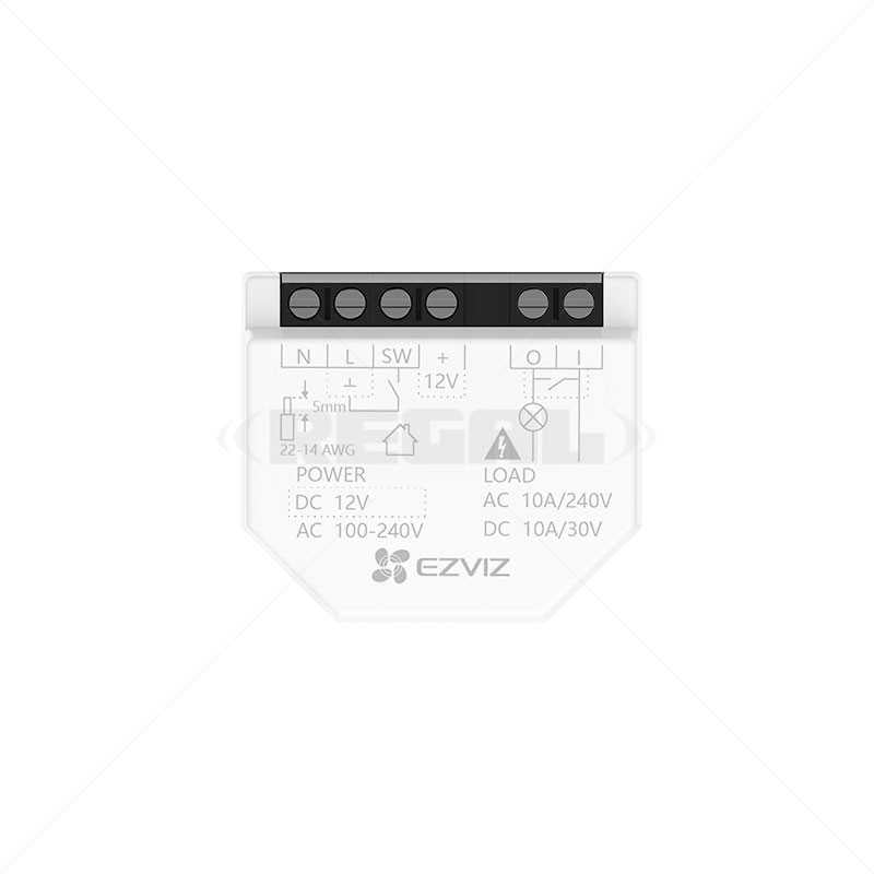 EZVIZ T35WD Wi-Fi Relay Dry Contact 220VAC and 12VDC