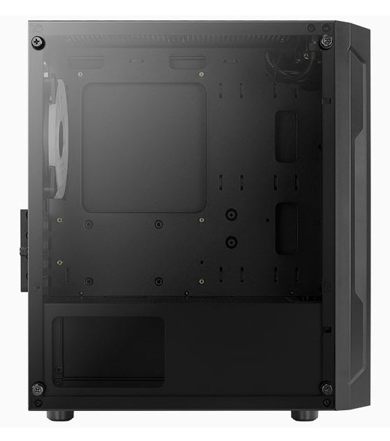 Aerocool Trinity Mini Black tower case - 2x 140mm and 1x 120mm RGB included - Micro ATX - 2x3.5'' or 3x 2.5'' - 240mm radiator