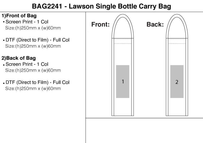 Lawson Single Bottle Carry Bag