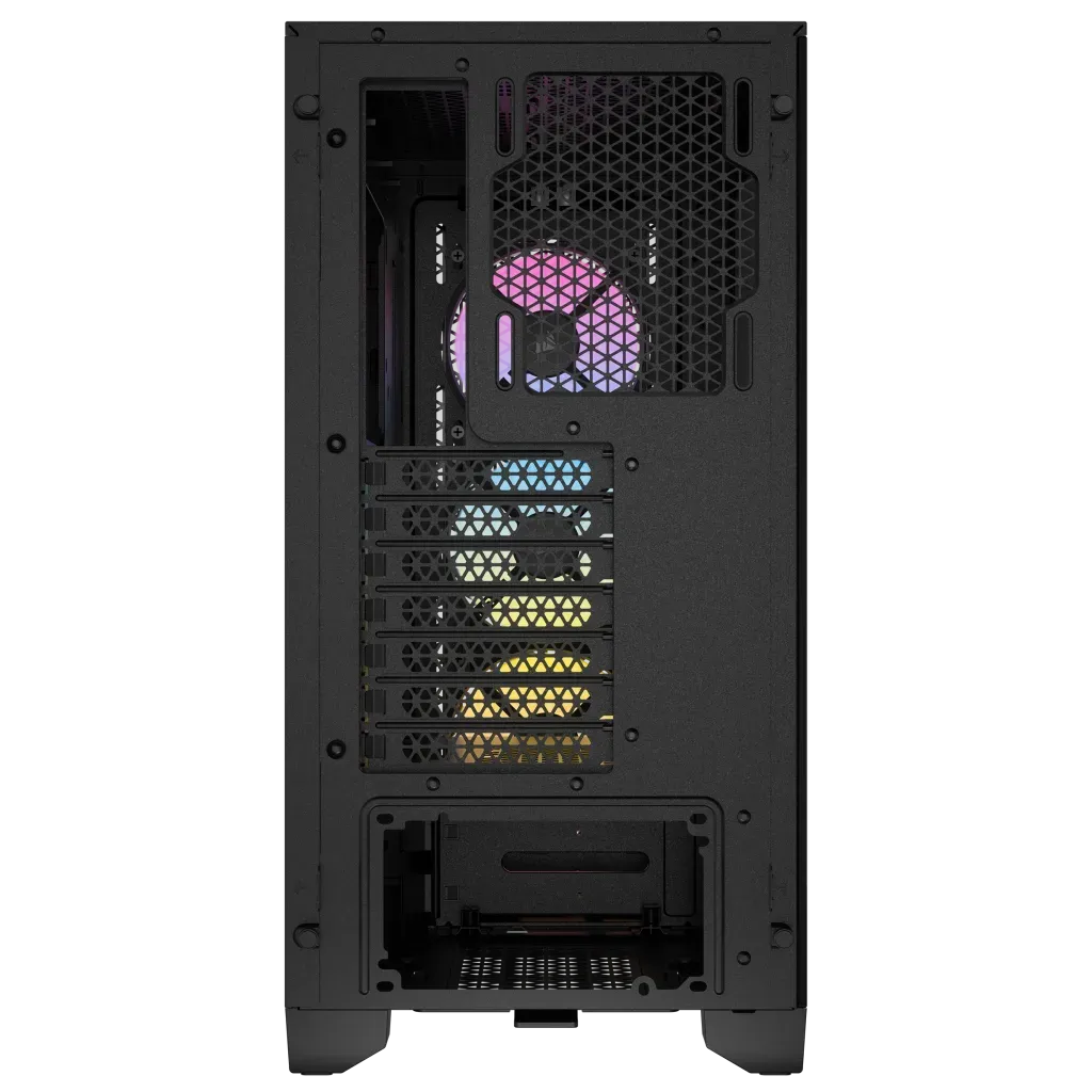 3000D RGB AIRFLOW Black Mid-Tower PC Case; 2x 3.5'' |  2x 2.5'' Drive Bays; Up to 360mm Radiator compatible; 3x 120mm fan incl