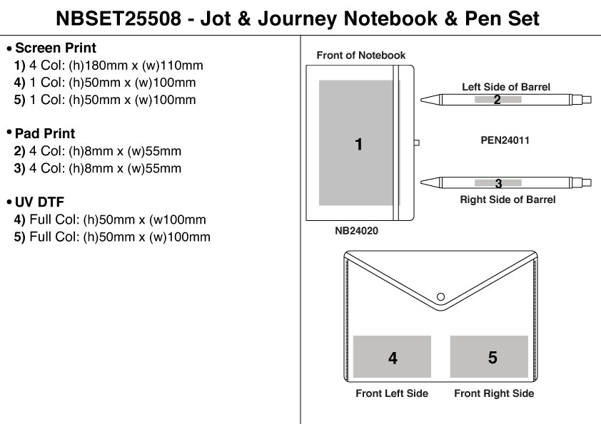 Jot & Journey Notebook & Pen Set