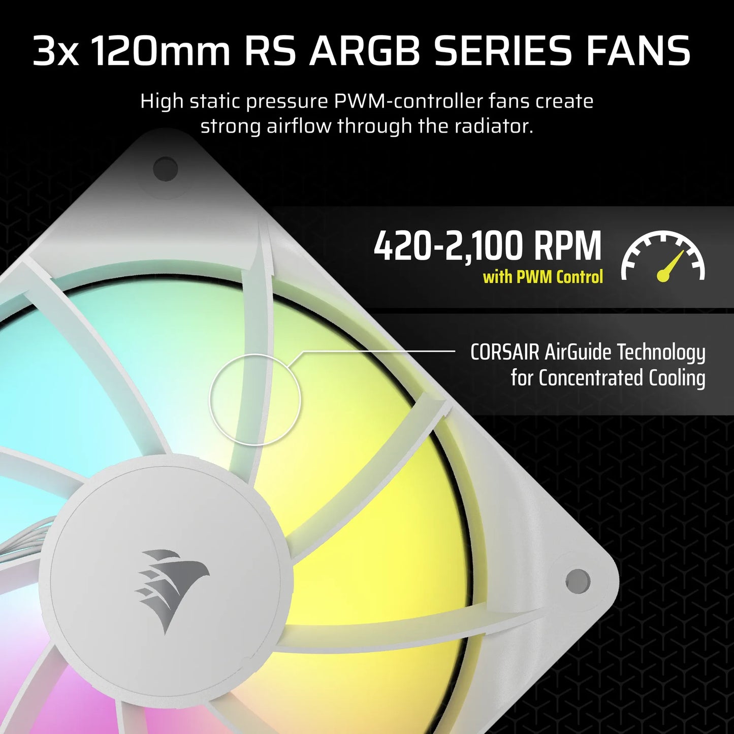 Corsair NAUTILUS 360 ARGB White; 360mm Radiator; Liquid CPU Cooler; Intel® LGA 1851/1700; AMD® AM5/AM4