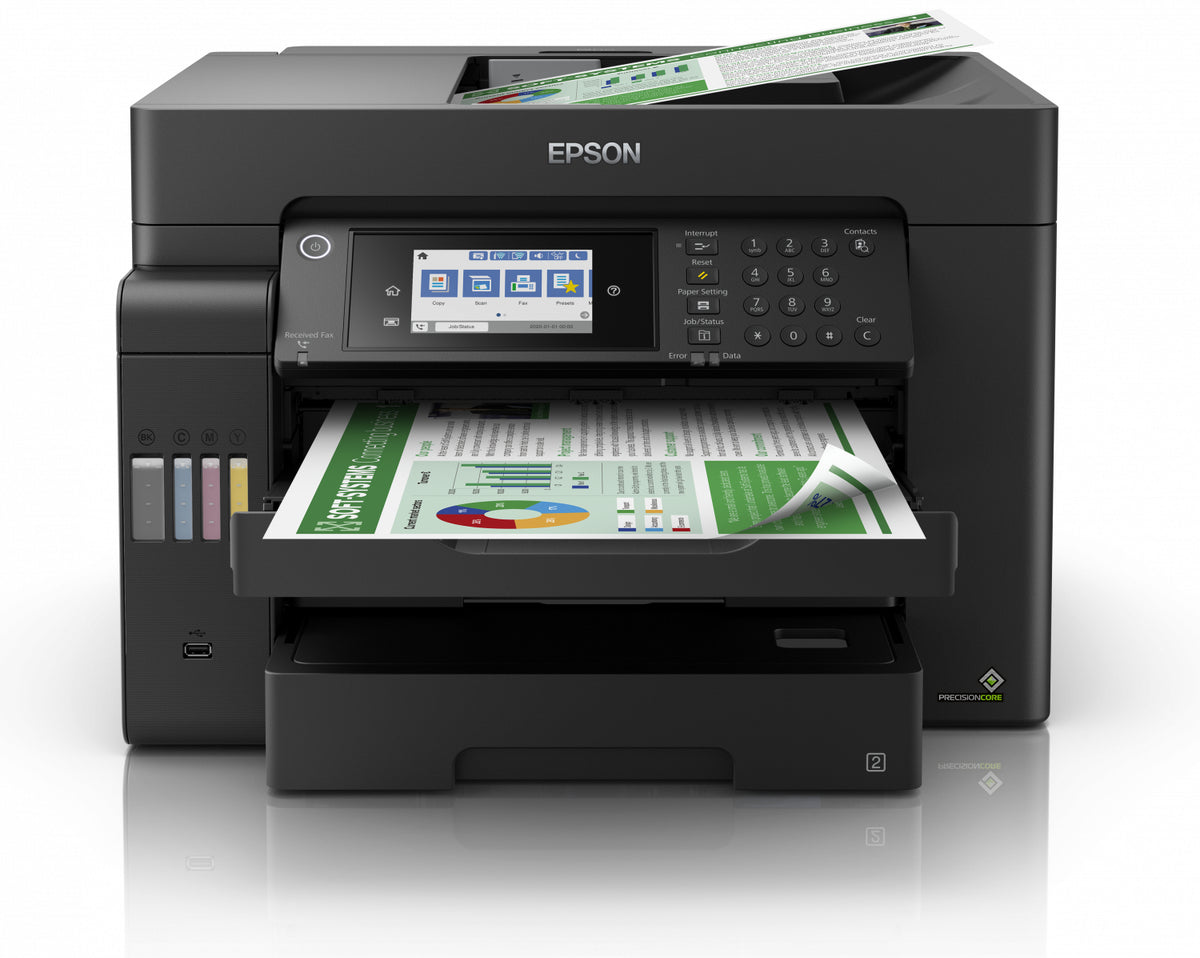 Epson EcoTank L15150-Home Office 4in1 A3+Col;25PPM Black; 12 PPM Col; Duplex ADF; Wi-Fi; Wi-Fi Direct; Ethernet;Warranty 1 Year