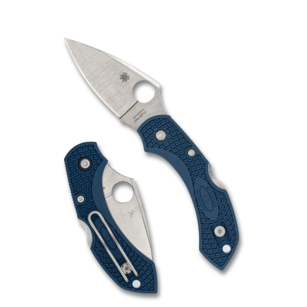 Spyderco Dragonfly 2 Cobalt Blue FRN CPM SPY27 PlainEdge (C28PCBL2)