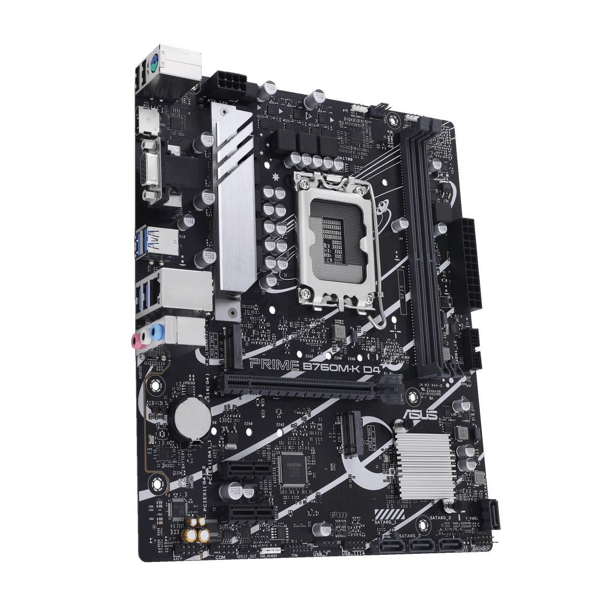 ASUS Motherboard/LGA1700/12/13/14thGen/2xDDR4/M.2/ 4xSATA/1xPCIe4*16/2xPCIe4*1/1xHDMI/1xVGA/PS2/6xUSB
