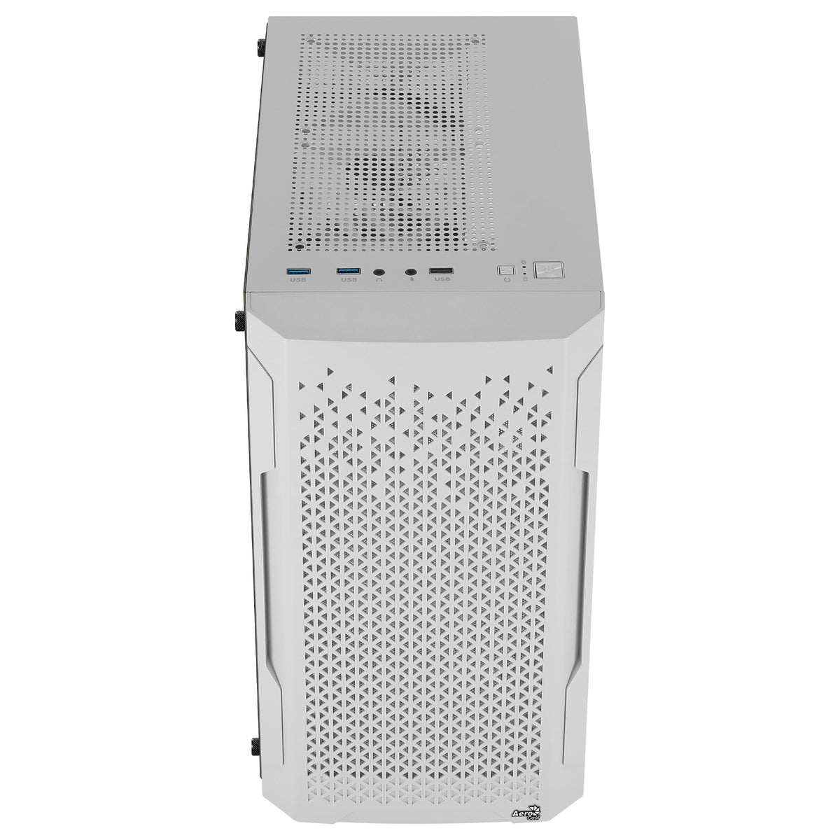Aerocool Trinity Mini White tower case - 2x 140mm and 1x 120mm RGB included - Micro ATX - 2x3.5'' or 3x 2.5'' - 240mm radiator