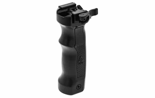 UTG MNT-DG02Q D Grip with Ambi. Quick Release Deployable Bipod, Black