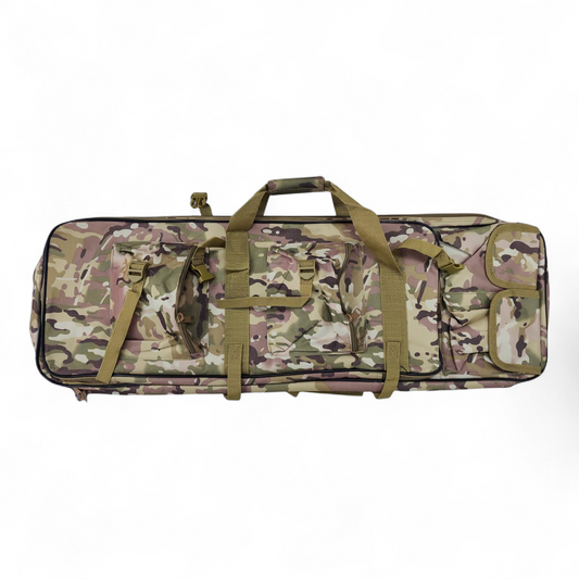 Ballistic Backpack Gun Case 118Cm Multicam – Tactical Rifle Carry Bag With Padded Protection FAS9-8M