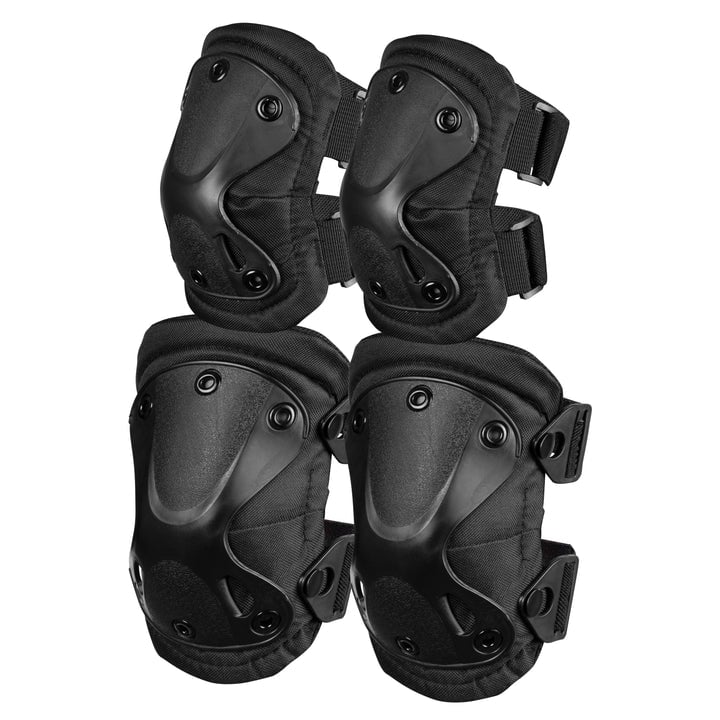 GXG Style Knee and Elbow Pads 4426 – FAS Hard Protective Pads Set
