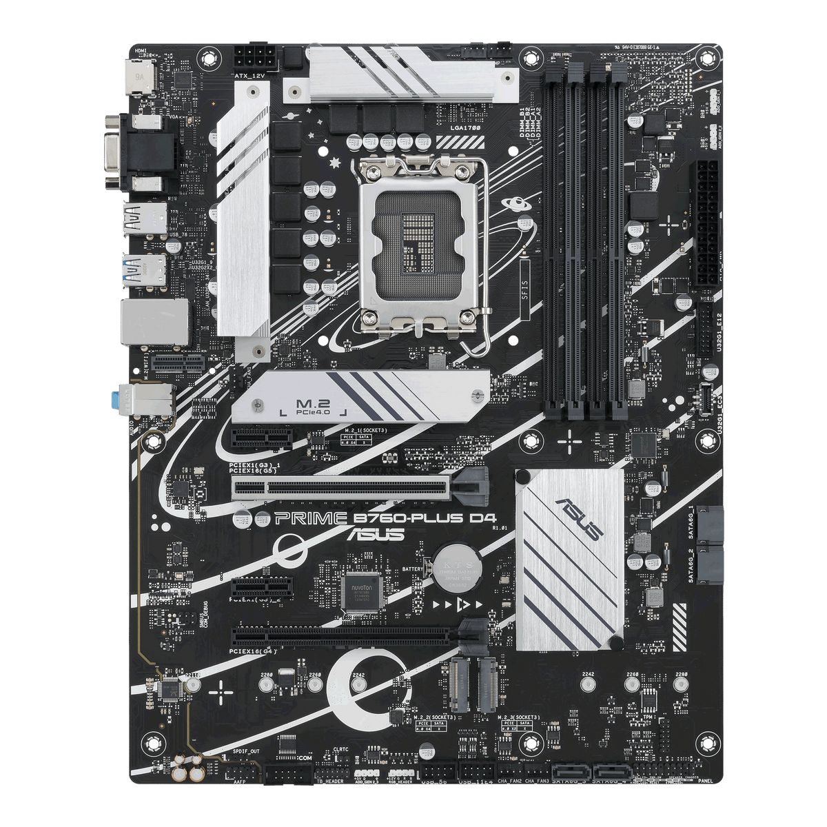 ASUS Motherboard/LGA1700/DDR4/4xDIMM/Max.128GB/1xDP/1XHDMI/ 1xVGA/1xPCIe5x16/1xPCIe4x16/2xPCIe3x1/3xM.2/4xSATA/RAID.