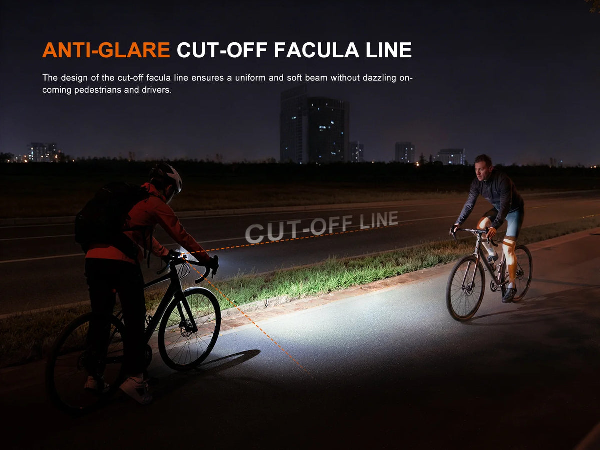 Fenix BC28R Smart Control Bicycle Light Combo – 2500 Lumens Front & Rear Bike Light Set