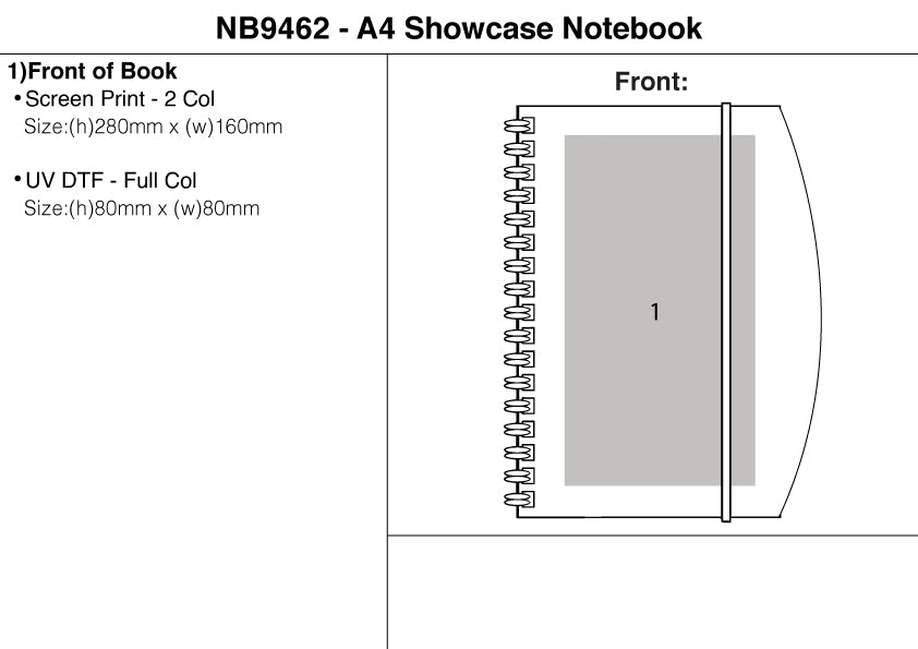 A4 Showcase Notebook