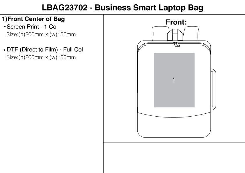 Business Smart Laptop Bag