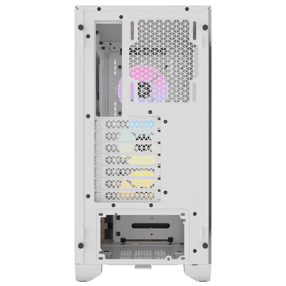3000D RGB AIRFLOW White Mid-Tower PC Case; 2x 3.5'' | 2x 2.5'' Drive Bays; Up to 360mm Radiator compatible; 3x 120mm fan incl