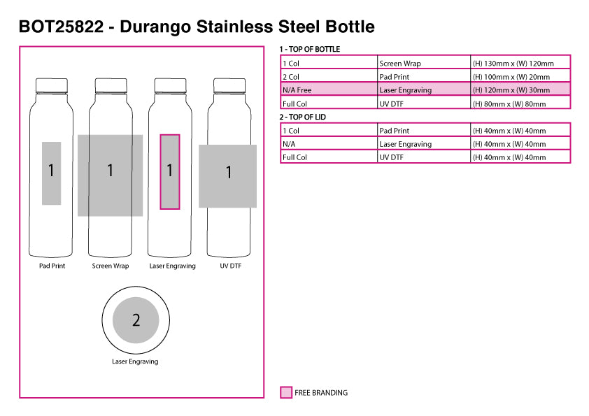 Durango Stainless Steel Bottle