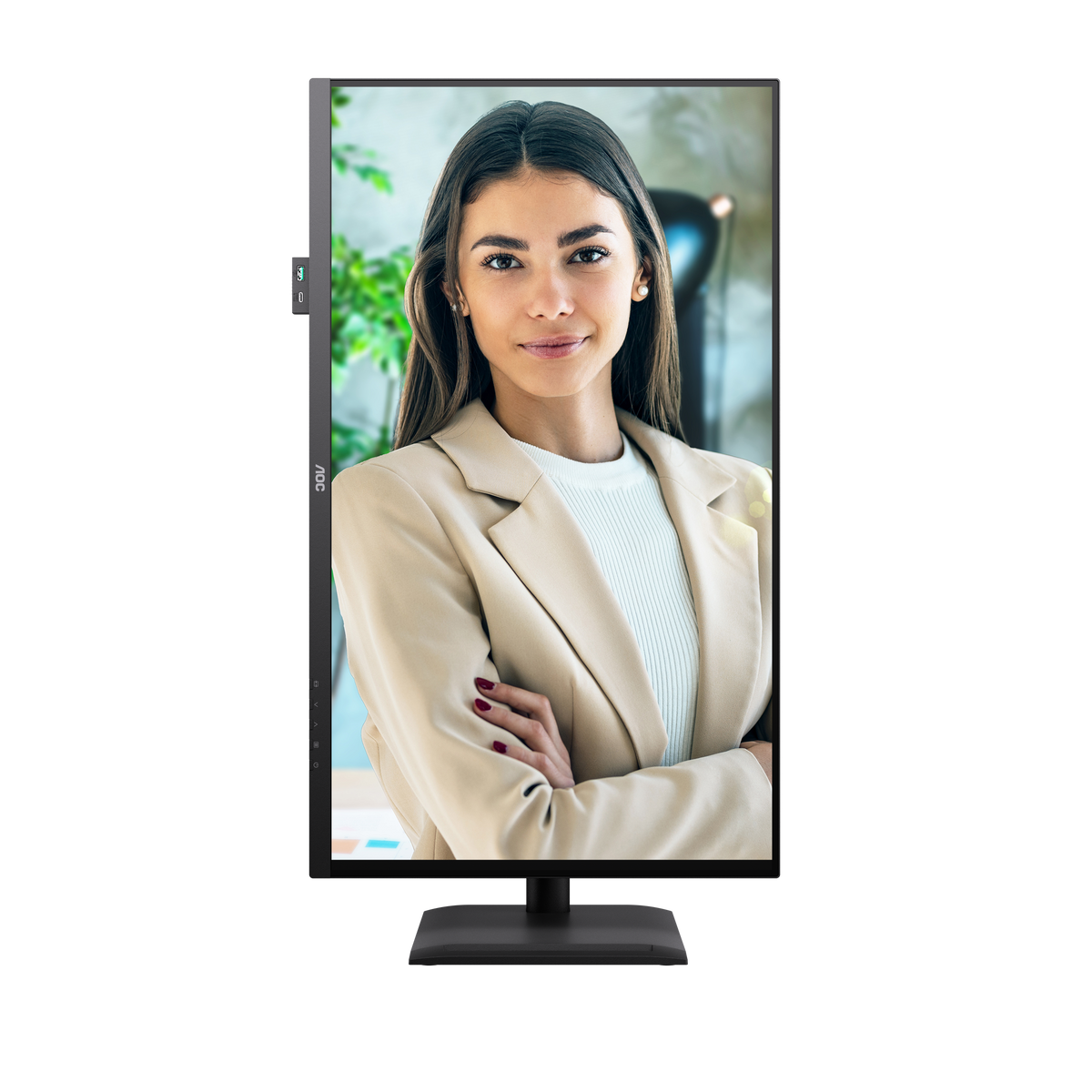 AOC Q32P4C 31.5''W|QHD 100Hz|1H1DP3USB-C(96W/15W);USB hub;Spk; G-sensor| KVM; HAS; Pivot; Swivel|3YR Warranty