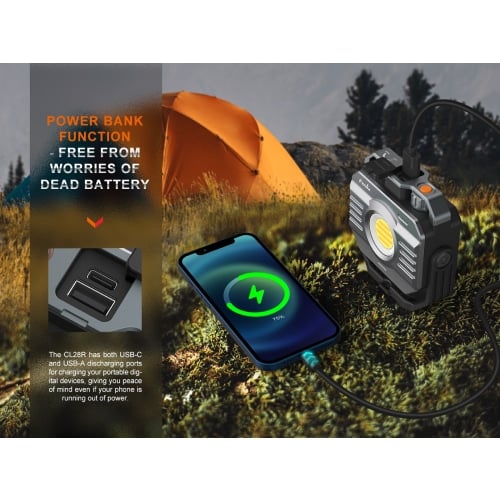 FENIX CL28R LED CLAMPING LANTERN - Guards On Duty Shop