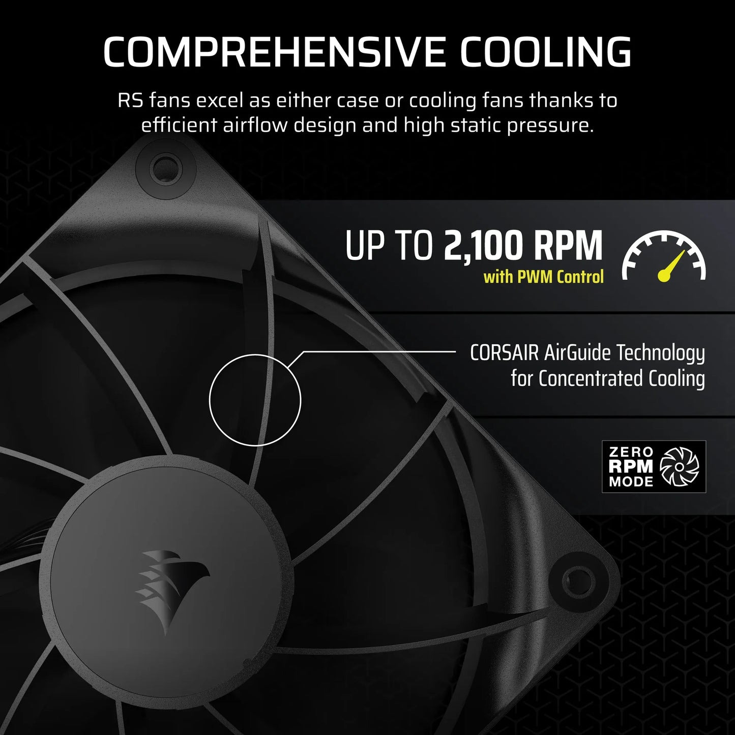 Corsair RS120 120mm PWM Fans Triple Pack