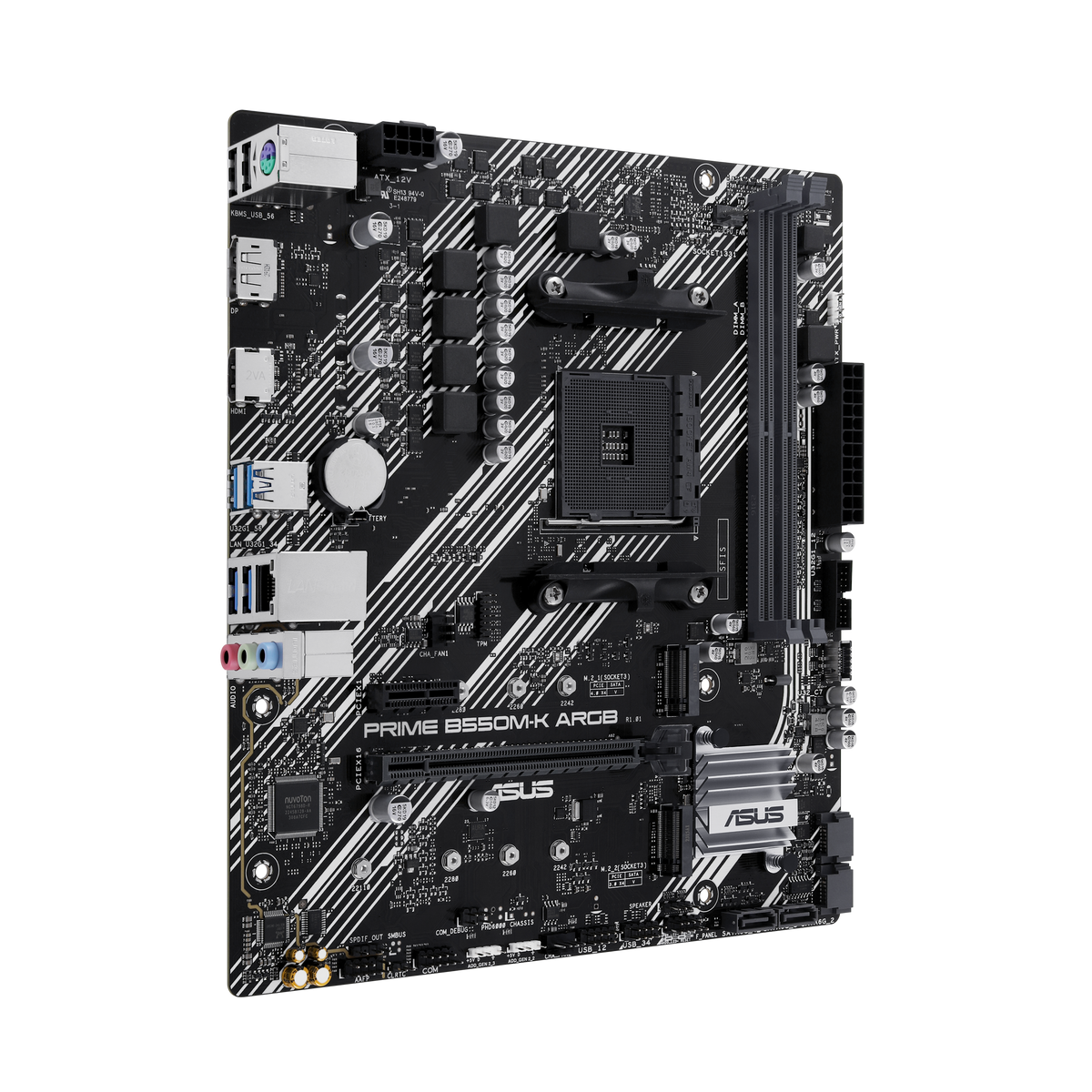 ASUS Motherboard/mATX/AM4/DDR4/2xDIMM/Max.64GB/1xPCIe 4x16/1x PCIe3x16/1xPCIe3x1/2xM.2/4xSATA/1xDP/1xHDMI/RAID.