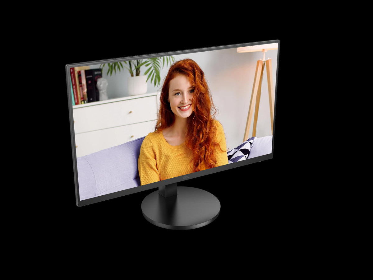 AOC-U27B3CF B3 Monitor|27 Inch|4ms (GtG)|4K UHD|USB-C|3840*2160 60Hz|350nits|HDMI+DP|Internal PSU|HAS;Tilt; SPKs|3YR