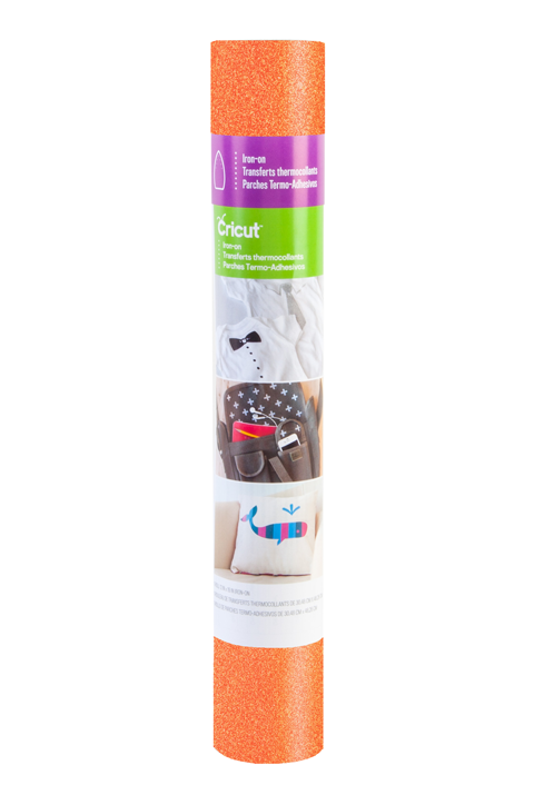 2003260 - Cricut Glitter Iron-On 30x48cm (Fluorescent Orange)