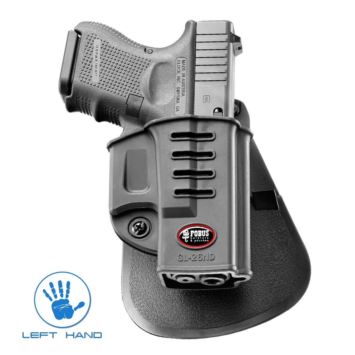 FOBUS PADDLE HOLSTER GLOCK 26 ND ROTO