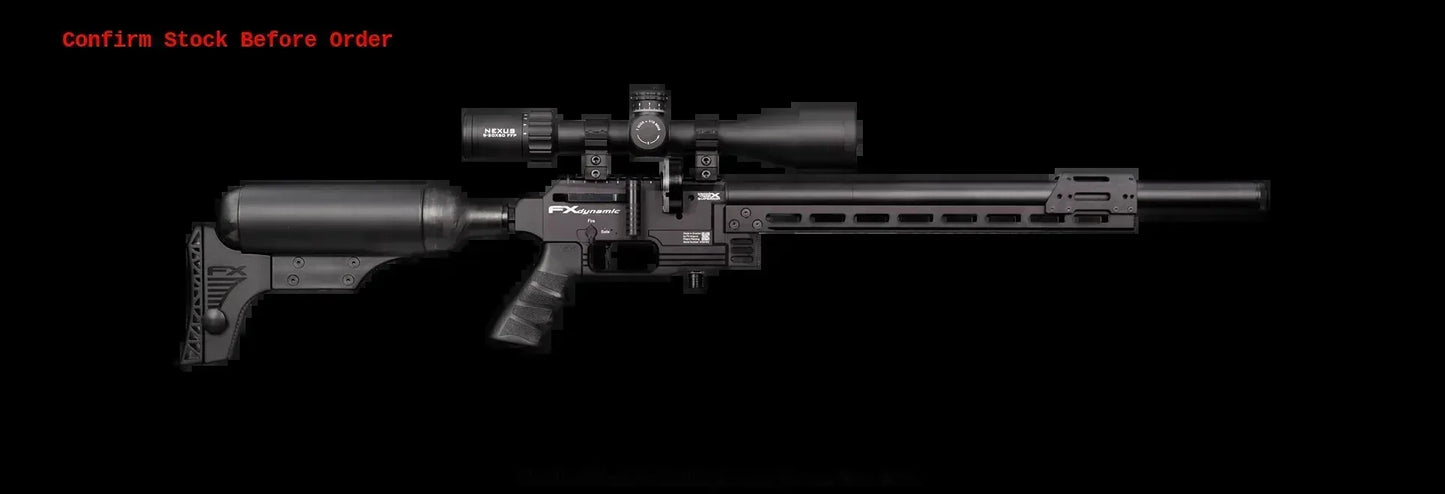 FX AIR RIFLE DYNAMIC .22 BLACK 700 Guards On Duty Security