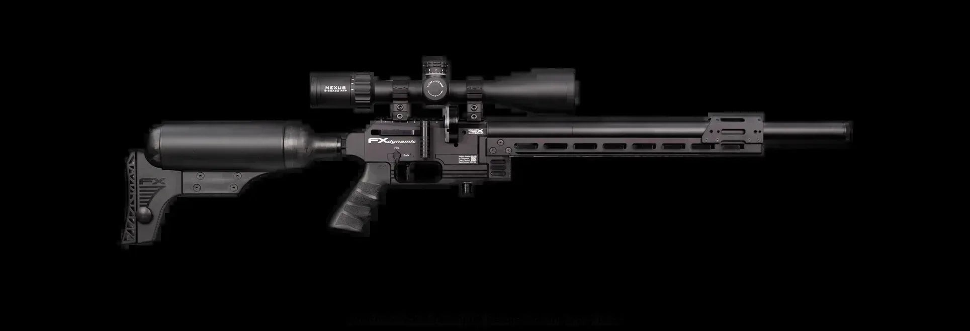 FX AIR RIFLE DYNAMIC .22 BLACK 700 Guards On Duty Security