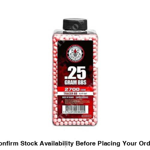 G&G Armament’s High-Precision Pellets BB 0.25g (Can/2700 Pellets) (Red)