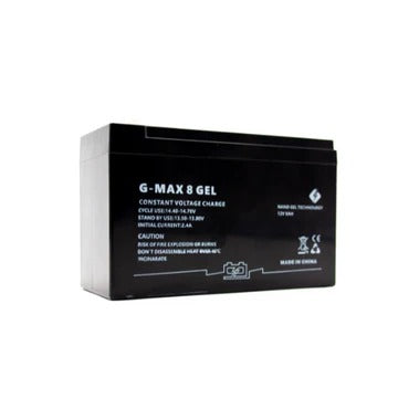 G-MAX G-MAX 12V 8Ah Nano-Gel Battery