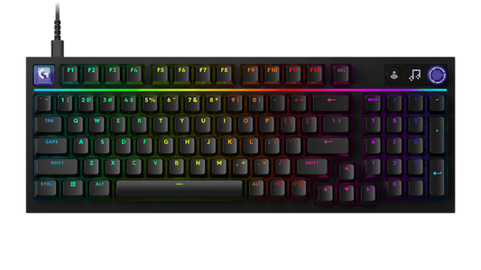 G316 X 98 Mechanical Wired Gaming Keyboard - BLACK - US INT'L